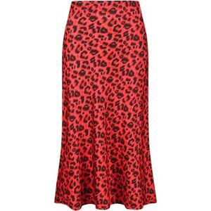 Leopard Skirt for Women Leopard Red